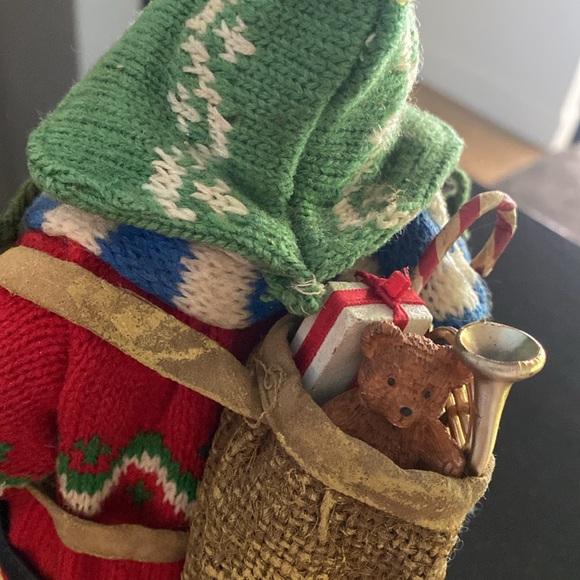 Vintage 1989 Possible Dreams Clothique Santa Skiing Figurine Nordic Sweater - Picture 11 of 15